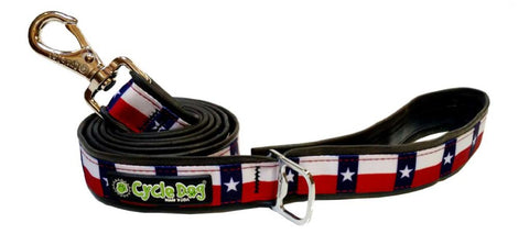 Texas Flag No-Stink Dog Leash with Built-In Bottle Opener